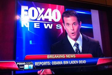 Giuliani learned about bin Laden's death from Fox News.